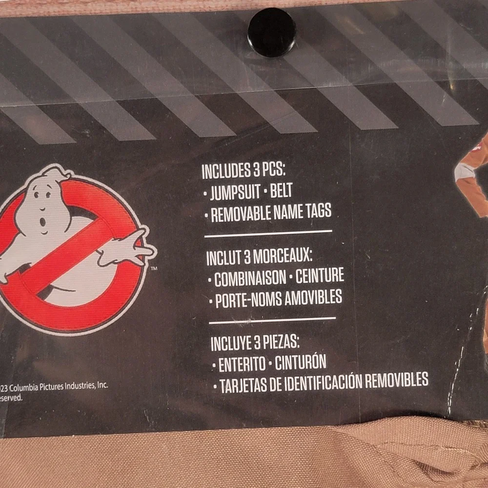 Ghostbusters Halloween Costume Cosplay Licensed‎ Boys Girls Small Size 4-6 New - Picture 7 of 7